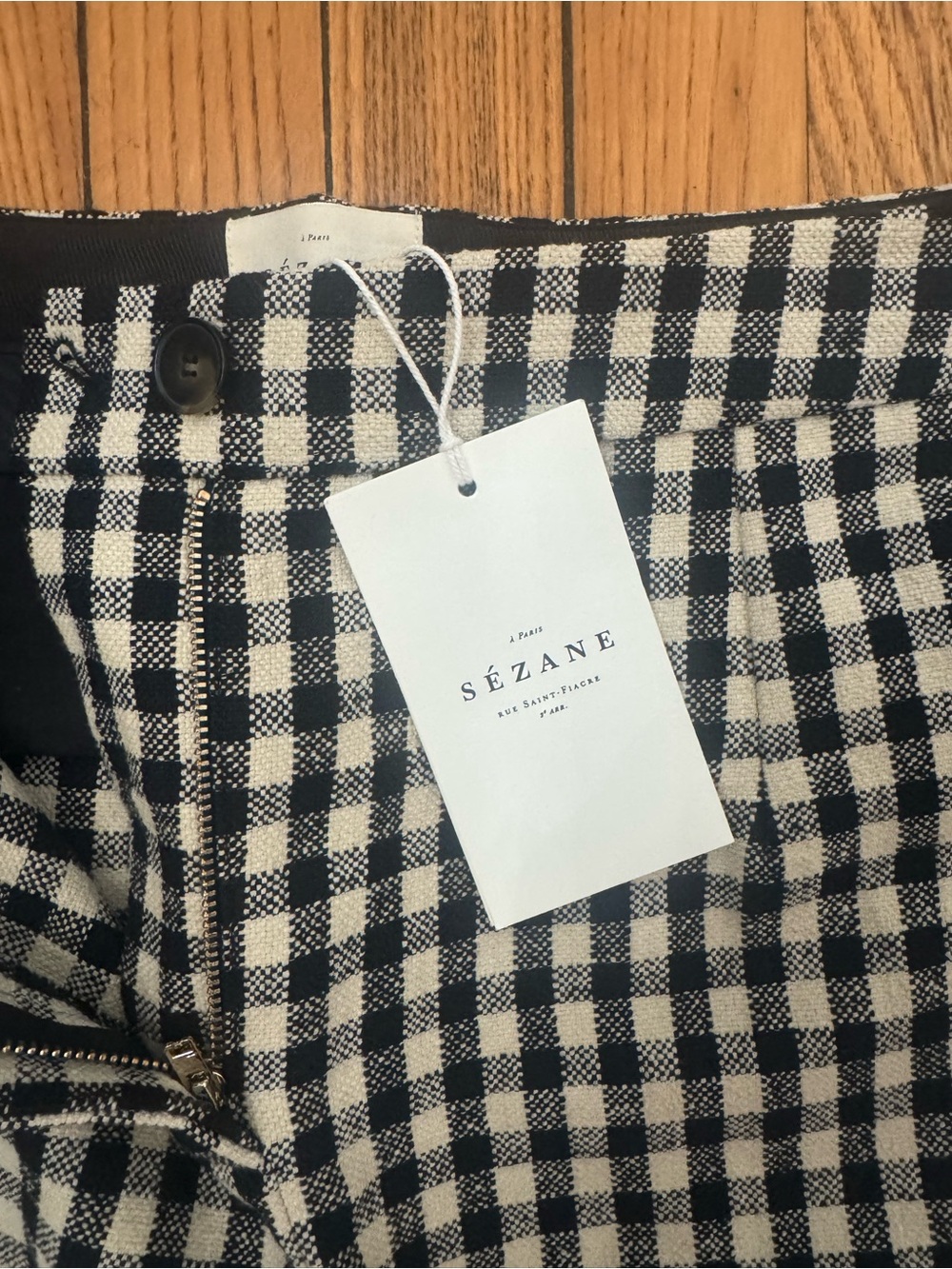 Sézane Martin Cropped Trousers NWT - Picture 5 of 10